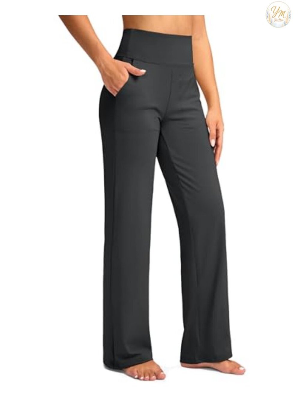 Women's Wide Leg Yoga Pants High Waist with Pockets Sweatpants